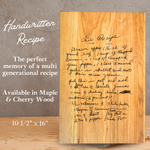 Handwritten Recipe